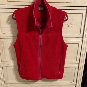 L.L Bean Pink Fleece Vest
